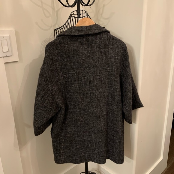 PAULE KA Medium weight Wool Tweed Coat - Picture 2 of 4